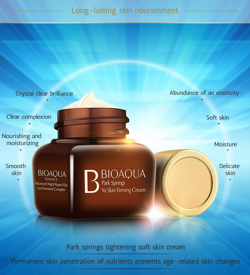 BIOAQUA Night Repair Delicate Skin Around Eyes Crystal Firming Tightening Cream Nourishing Moisturizing Brilliance - NewNest Australia