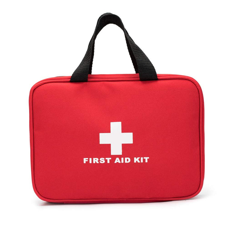 Jipemtra Red First Aid Bag Empty Travel Rescue Pouch First Responder Storage Compact Survival Medicine Bag for Car Home Office Kitchen Sport Outdoors (Green) Green - NewNest Australia