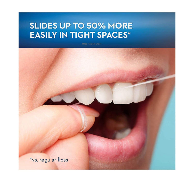 Glide Crest Comfort Plus Dental Floss Mint 40m each (6 pack) - NewNest Australia