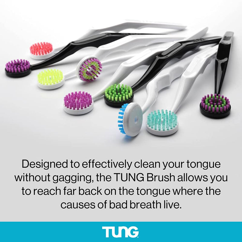 Peak Essentials | Tongue Scraper | Mint Blast - Natural TUNG Gel | Tongue Cleaner | Odor Eliminator | Fight Bad Breath | Fresh Mint | BPA Free | Made in America (2 PACK) 2 PACK - NewNest Australia