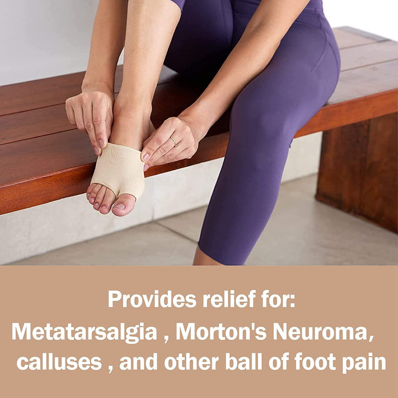 Metatarsal Pads for Women and Men,Ball of Foot Cushion Pads for Ball of Foot Mortons Neuroma Pads for Metatarsalgi Pain Relief Foot Pads Gel Heel Cushion Pads for Shoes Heels (L, 2 Pair) L - NewNest Australia