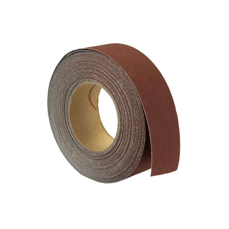 POWERTEC 4RA2115 150 Grit Aluminum Oxide Sanding Paper Roll | 1” x 20' Self-Dispensing Clear Blister Pack - NewNest Australia