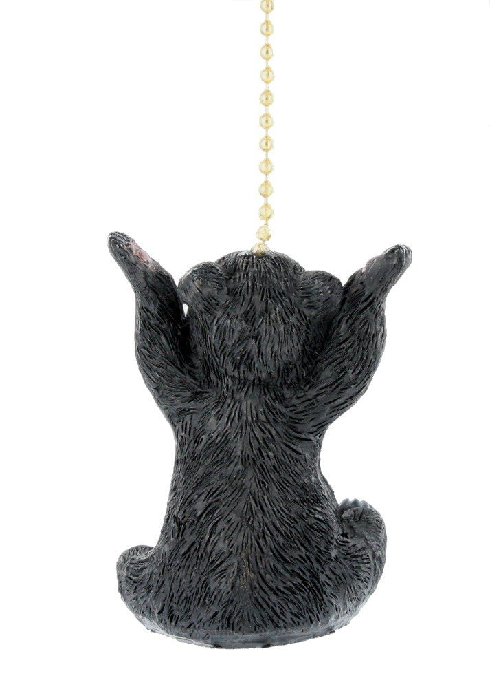 Jumbo Black Bear Ceiling Fan / Light Pull - Touchdown Bear Cub Lodge Cabin Decor - NewNest Australia