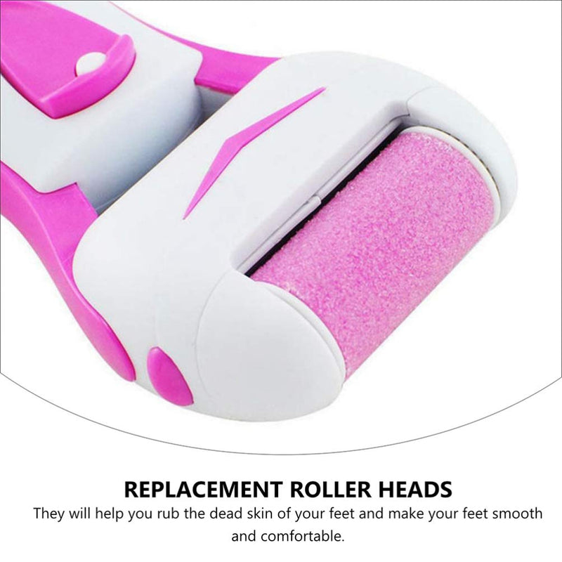 EXCEART 4Pcs Electric Feet Dead Skin Removal Replacement Rollers Refill Heads Coarse Replacement Roller Refill Heads for Electronic Foot File Refills Pedicure File Tool Feet Care Tool (Pink) - NewNest Australia