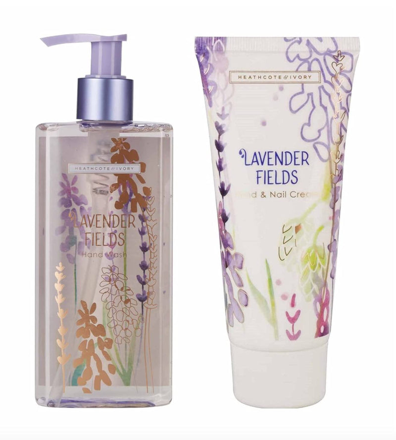 Heathcote & Ivory Lavender Fields Hand Wash and Hand Cream Set - NewNest Australia