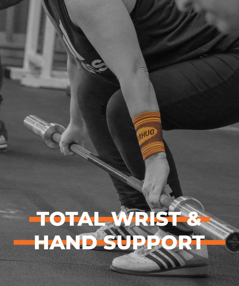 Bearhug Twin Pack Wrist Support for Men and Women - Wrist Brace for Arthritis, Repetitive Strain Injury and Joint Pain - Bamboo Compression Wrist Strap for Sports, Gym and Pain Relief S - NewNest Australia