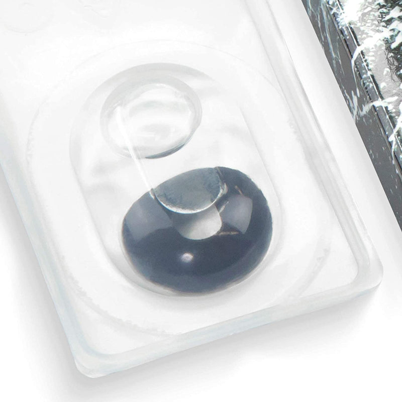Colored contact lenses 1 pair of black Black Out 1 pair of black - top quality for Halloween, carnival, carnival Halloween free contact lens case without strength - NewNest Australia