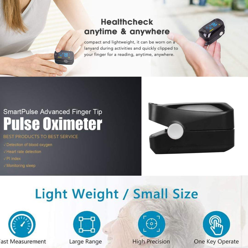 2021 Finger Pulse Oximeter for Home use UK CE Approved IMDK Certified Fingertip Blood Oxygen Saturation Monitor with Fast Readings and LED Screen for Adults and Children - NewNest Australia