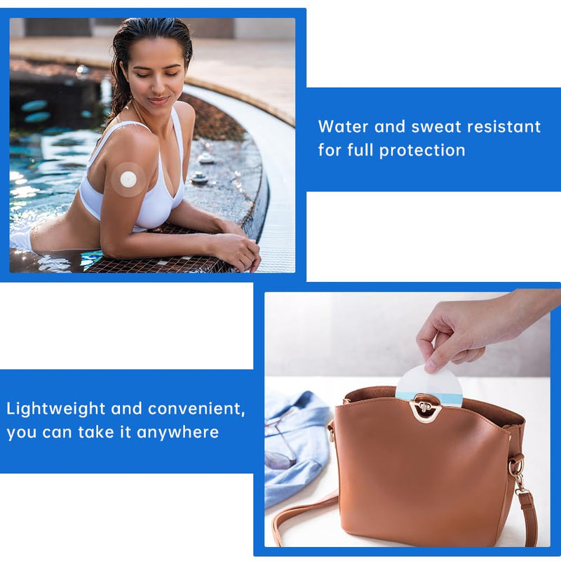 Acwoo Freestyle Libre 3 Plasters, Pack Of 35 Breathable Plasters For Freestyle Libre 3 Sensor, Cgm Sensors, Protection Fixation Plasters, Skin-Friendly Waterproof Plasters For Swimming And Bath - NewNest Australia