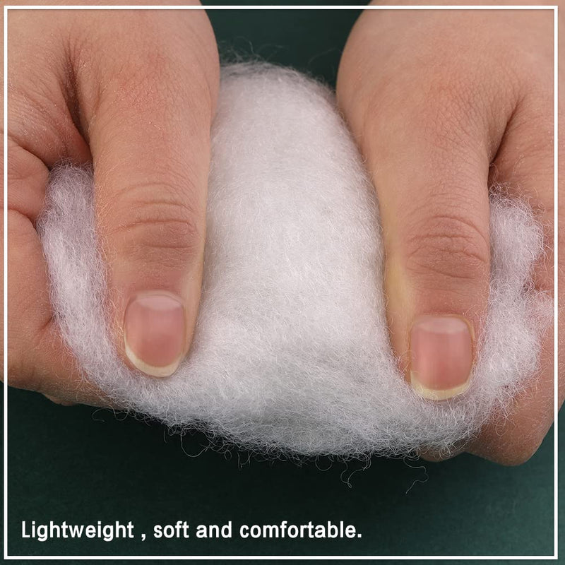 100g/3.5oz Polyester Fiber Fill, Stuffing Pillow Filling Stuffing Cushion Filling, Batting High Resilience Fill Fiber, Stuffing for Stuffed Animals/DIY Crafts 3.5 Ounce(Pack of 1) - NewNest Australia