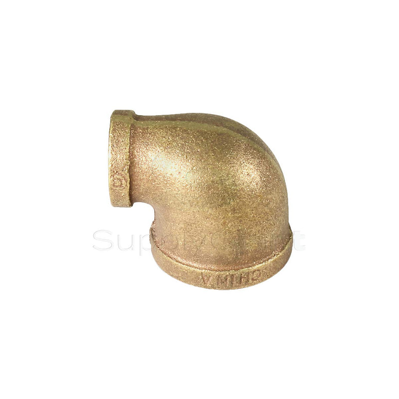 Supply Giant CSSM1141 1-1/4 in. x 1/2 in. Lead Free 90-Degree Reducing Elbow with Female Threaded Ends, Brass Construction, Higher Corrosion Resistance Economical & Easy to Install, 5 - NewNest Australia