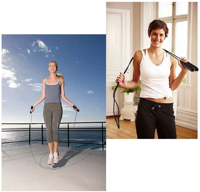 DREAM&GLAMOUR Jump Rope Skipping Rope for Rope Skipping, Speed Jump Rope for Exercise Jump Ropes for Fitness for Kids and Adults Red - NewNest Australia