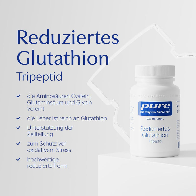 Pure Encapsulations - Reduced Glutathione - 60 vegan capsules - NewNest Australia