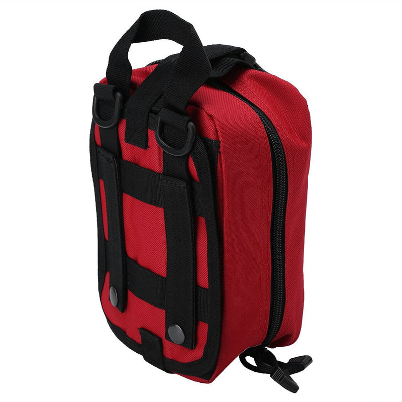 First Aid Bag, Outdoor Survival Military Waterproof First Aid Bag Climbing Emergency Pouch (Red) - NewNest Australia