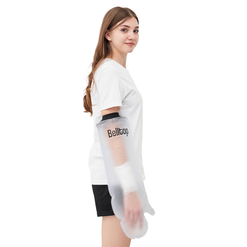 Plaster protection waterproof arm. Shower protection arm can be reused. Water protection for plaster arm made of silicone for bathing and showering. Waterproof plaster cast. Reusable cast and bandage protection - adult cast arm guards - NewNest Australia