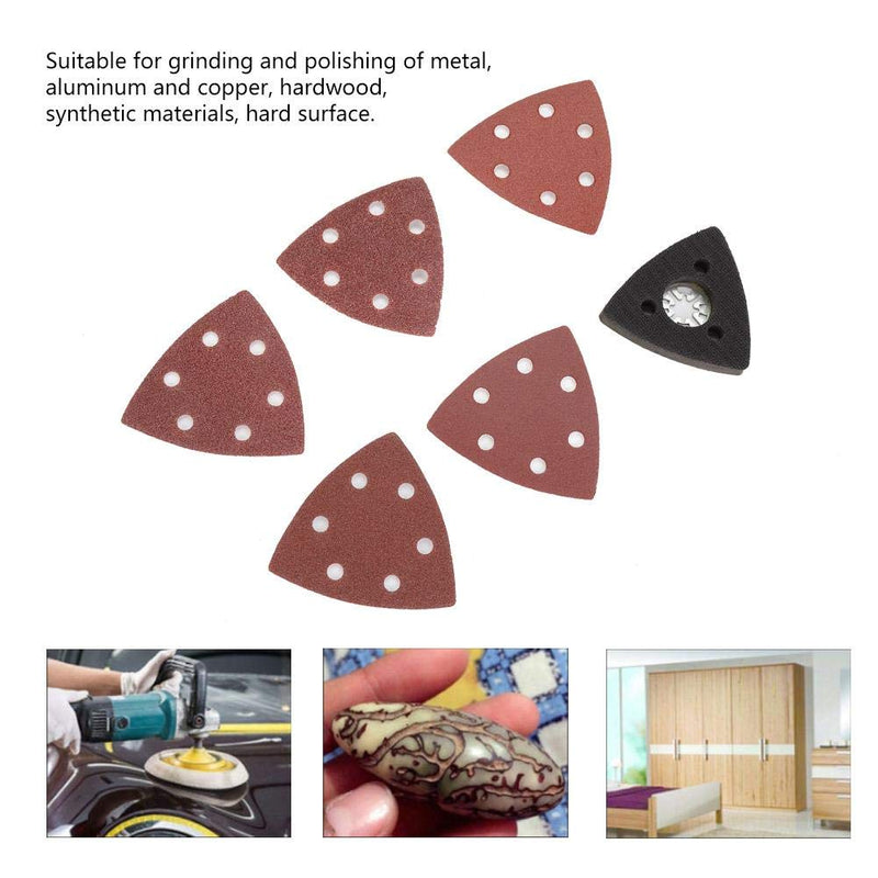 Fafeicy 101pc Sanding Set, Sandpaper for Bosch Fein Oscillating Multi Tool Cutting Cutter Pad Surface Finishing Work - NewNest Australia