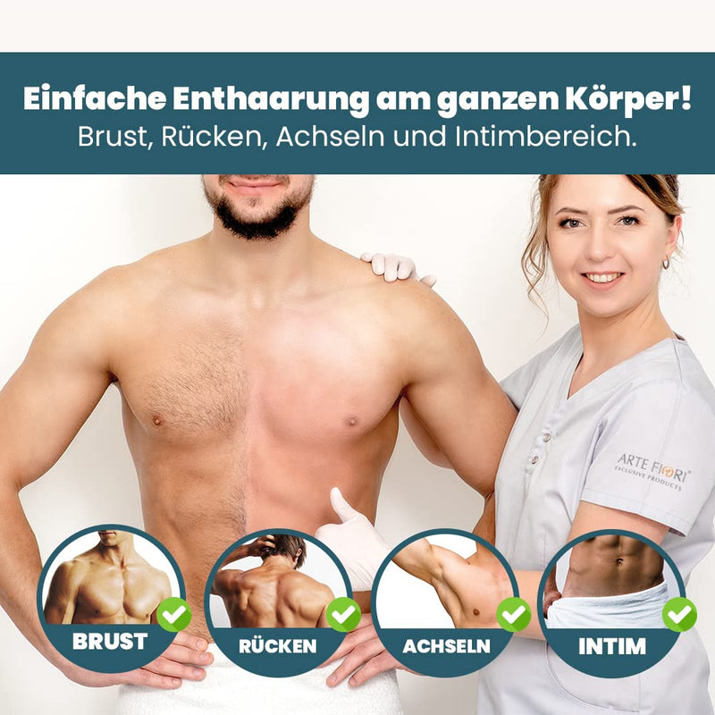 Capillum Amove Athleticx Premium Hair Removal Cream Intimate Area Extra Gentle Hair Removal Powder Men [100 G] Painless Shower Hair Removal Cream Without Additives With Neutral Odour - NewNest Australia