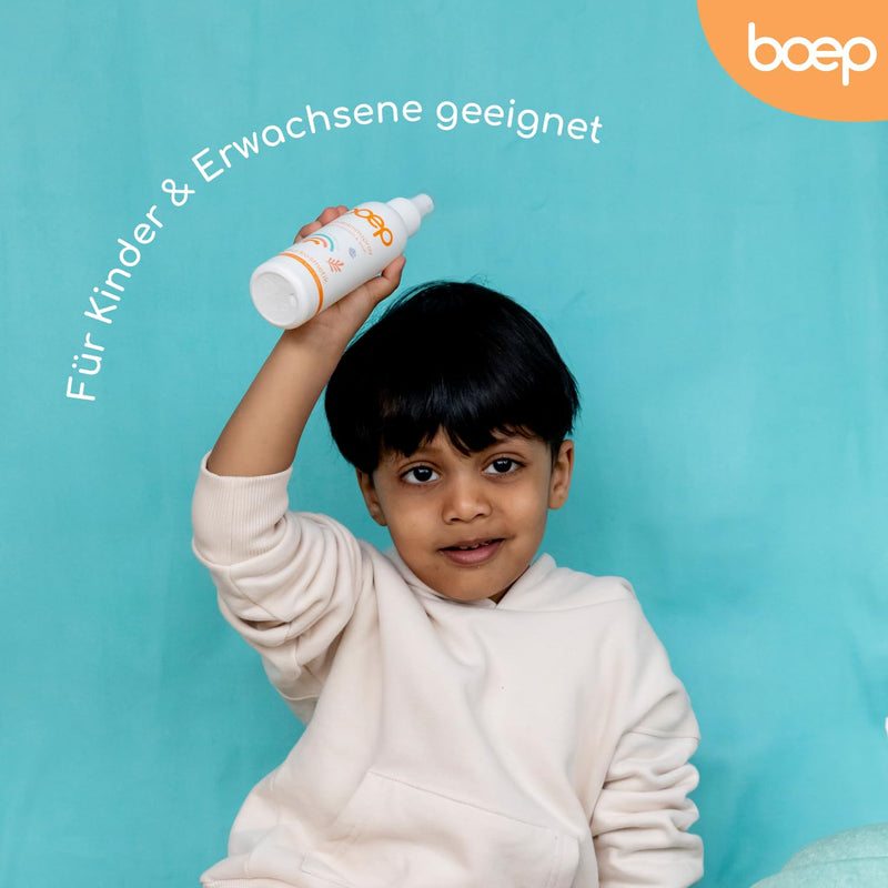 Boep Combability Spray For Children | Natural Cosmetics Easy Combing Spray With A Delicate Scent | The Anti-Ziep Spray Detangles Children'S Tousled Hair (150Ml) - NewNest Australia