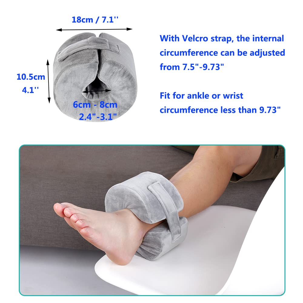 Foot Elevation Pillow Post Surgery Ankle Heel Protector for Pressure Sores Leg Elevation Feet Pillow for Swelling Bed Sore Pressure Ulcer Cushion