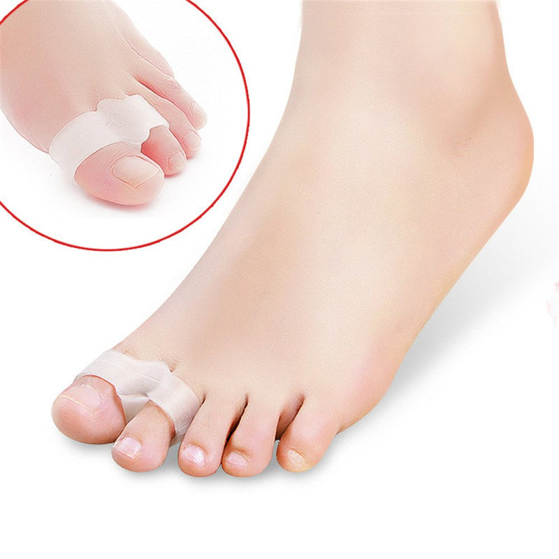 Xwanli 4 Silicone Soft Gel Toe Separators For Hallux Valgus Therapy, Prevention Of Pain And Relaxation Of Feet, Two Toes, Bunion Protection, For Women, Men & Children - NewNest Australia