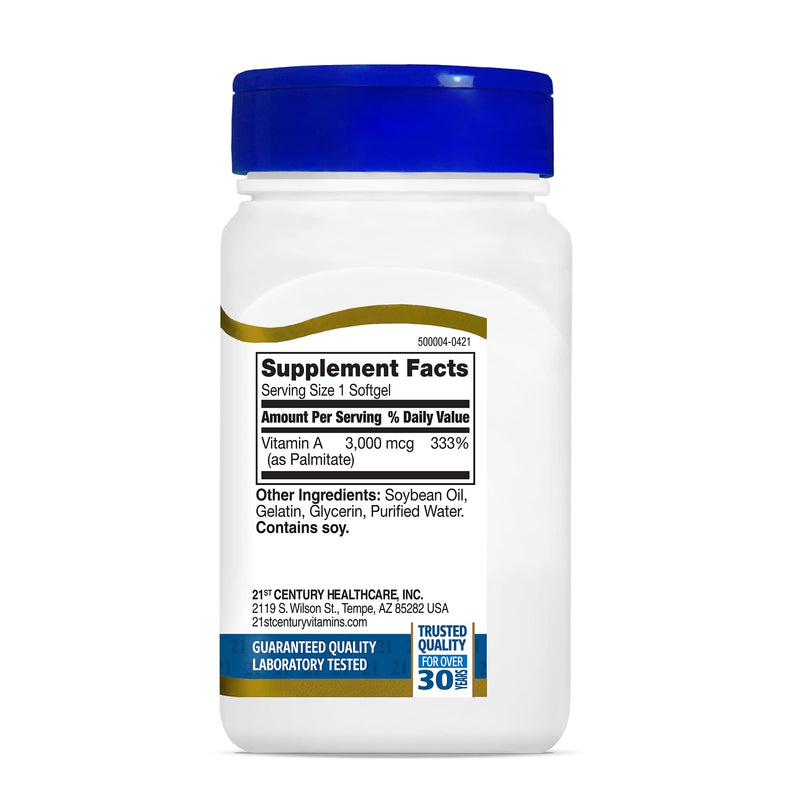 21st Century A 10, 000 I.U. Softgels, 110 Count 1 - NewNest Australia