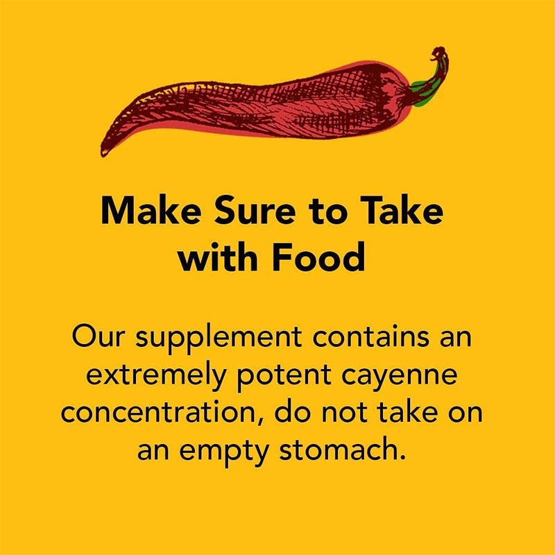 Cayenne Pepper Extract Supplement, Standardized to 0.45 Percent Capsaicin, 70,000 Scoville Heat Units, 90 Capsules, Manufactured in USA, Non-GMO & Gluten Free - NewNest Australia