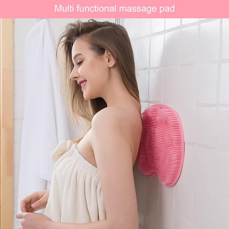 2Pcs Shower Foot Scrubber,Liwein Foot Cleaner Massager Mat Shower Foot Cleaner Shower Foot Massager for Shower Feet Back Body Shower Foot Scrubber - NewNest Australia