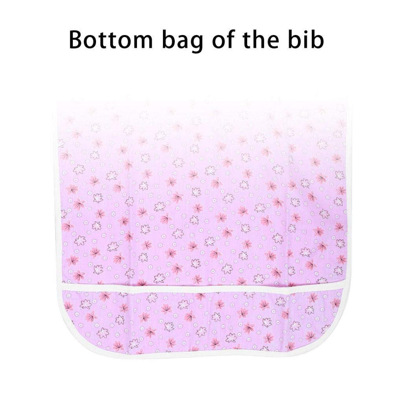 Waterproof Long Adult Bibs, Reusable Washable Stain Resistant Dining Eating Bib Clothing Protector Adult Aid Apron for Seniors Elderly Patient for Mealtime(23 * 15 * 1cm-pink 45 * 65) 23*15*1cm pink 45*65 - NewNest Australia