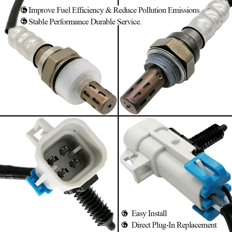 Automotive-leader 234-4668 Oxygen Sensor Heated O2 Sensor for Chevrolet Silverado 1500 2500 3500 2003-2005 Tahoe, 2003-2005 GMC Sierra 1500/Yukon 5.3L Replace# 15284/21546/SG1857/213-1702/12587785 1 - NewNest Australia