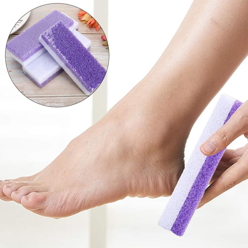 Foot Pumice Stone for Feet Hard Skin, Callus Remover and Foot Scrubber & Pedicure Exfoliator Tool, Professional Foot File Exfoliation Stone to Remove Dead Skin, Pack of 4 - NewNest Australia