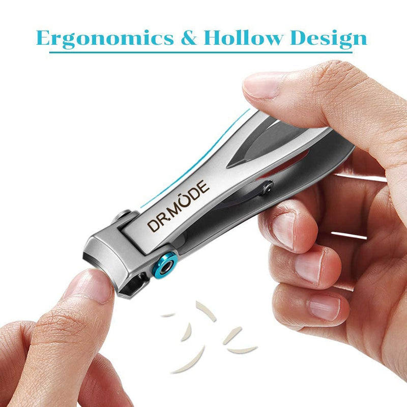 Nail Clippers, DRMODE Nail Clippers for Thick Nails with 15mm Wide Jaw Opening, Toenail Clippers Heavy Duty Professional Nail Cutter Large Strong Fingernail Clippers Sharp Curved Nail Trimmer for Men middle - NewNest Australia