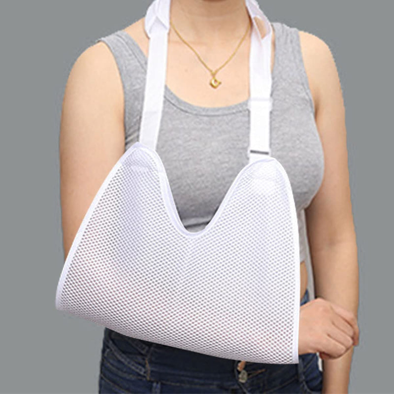 Kiuiom Arm Sling Shoulder, Adjustable Arm Loop With Breathable Mesh For Men And Women, Shoulder Strap, Arm Sling Shoulder Left Right, For Broken Wrist, Arm, Crooked Shoulder - NewNest Australia