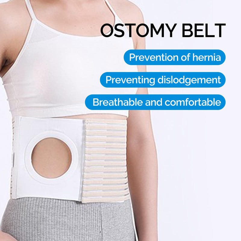 Ostomy Belt, Unisex Ostomy Belt, Elastic Hernia Belt, Post Colostomy Abdominal Support, Stoma Bandage, Breathable Ostomy Bandage Skin Ostomy Supply, Available In 4 Sizes (L) - NewNest Australia