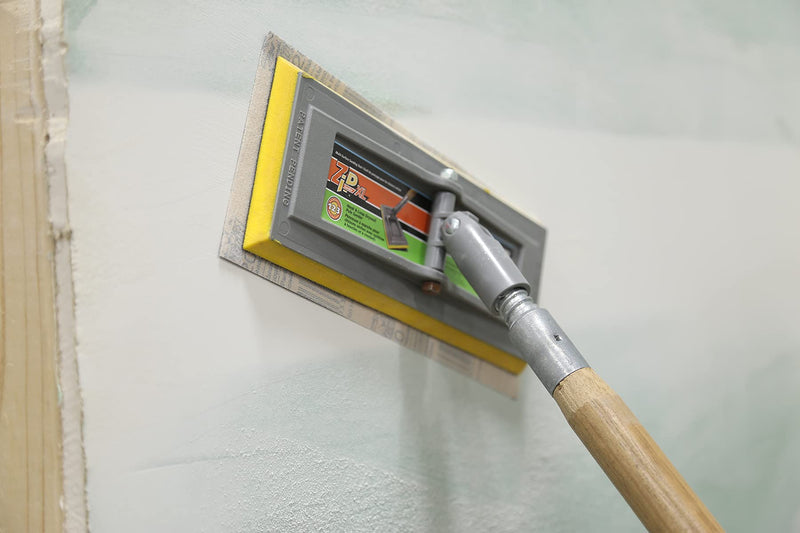 Gator Finishing 7153-03 Zip Hook & Loop Drywall Sanding Head, 10" x 4", Yellow - NewNest Australia