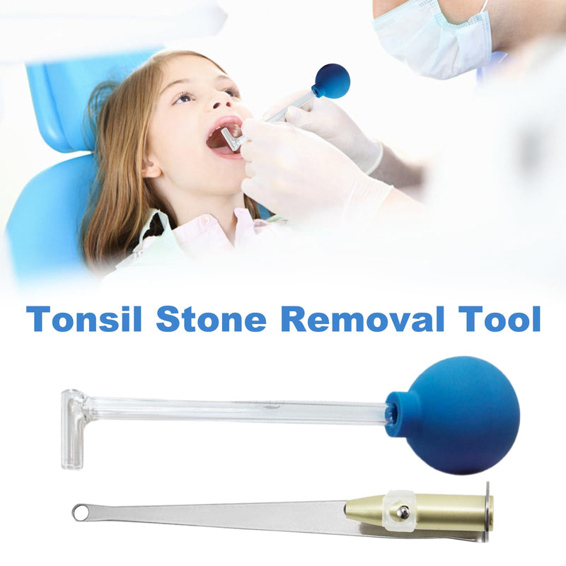 Tonsil Stone Remover for Fresh Breath 2 Pcs Tonsil Stone Remover Tonsil Stone Remover Vacuum Tool Tonsil Stone Removal Tool Cupping Glass Tonsil Clean with Tonsil Stone Remover - NewNest Australia