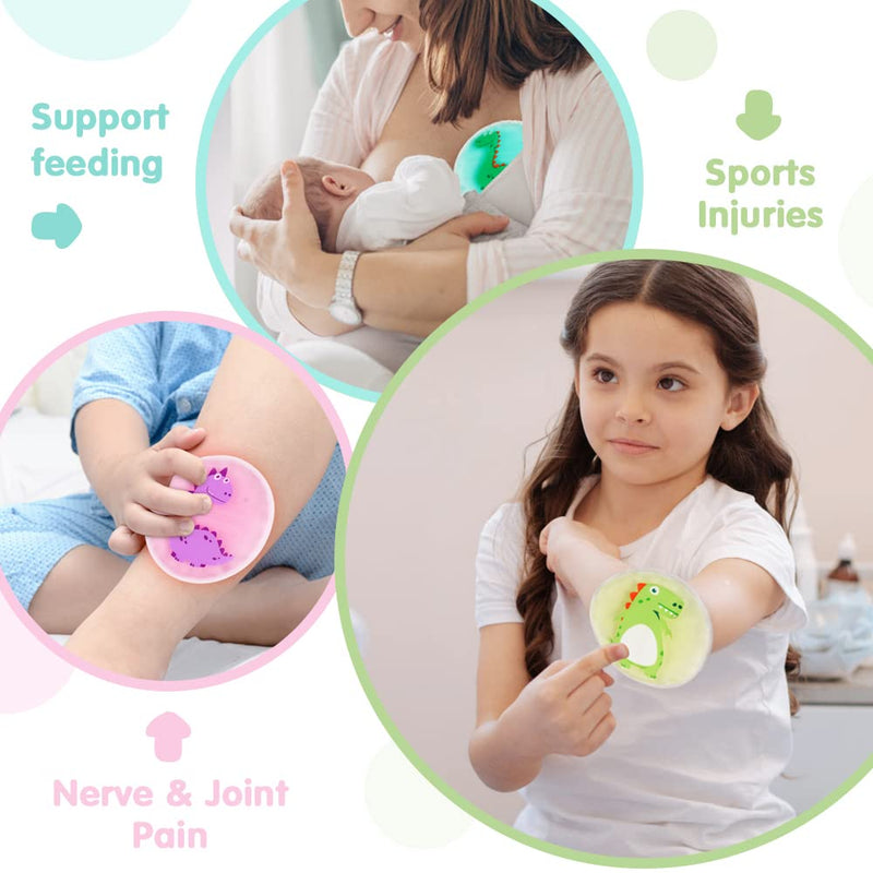 Hilph Cooling Pads Children'S Ice Pack Kids Gel Cooling Pad Cool Pack Kids Reusable Cool Pack Cold And Warm Compress For Wisdom Tooth, Injuries, Itching, Swelling Pack Of 3 - NewNest Australia