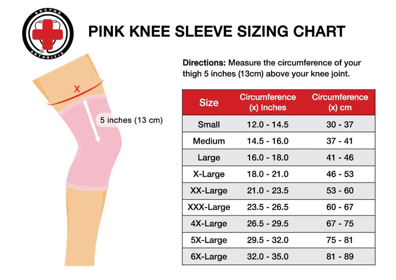 Doctor Developed Ladies Pink Thin Knee Brace /Knee Compression Sleeve /Knee Support for Women or Men and Doctor Written Handbook - GUARANTEED relief for Joint disease, Tendonitis, Injury support - NewNest Australia