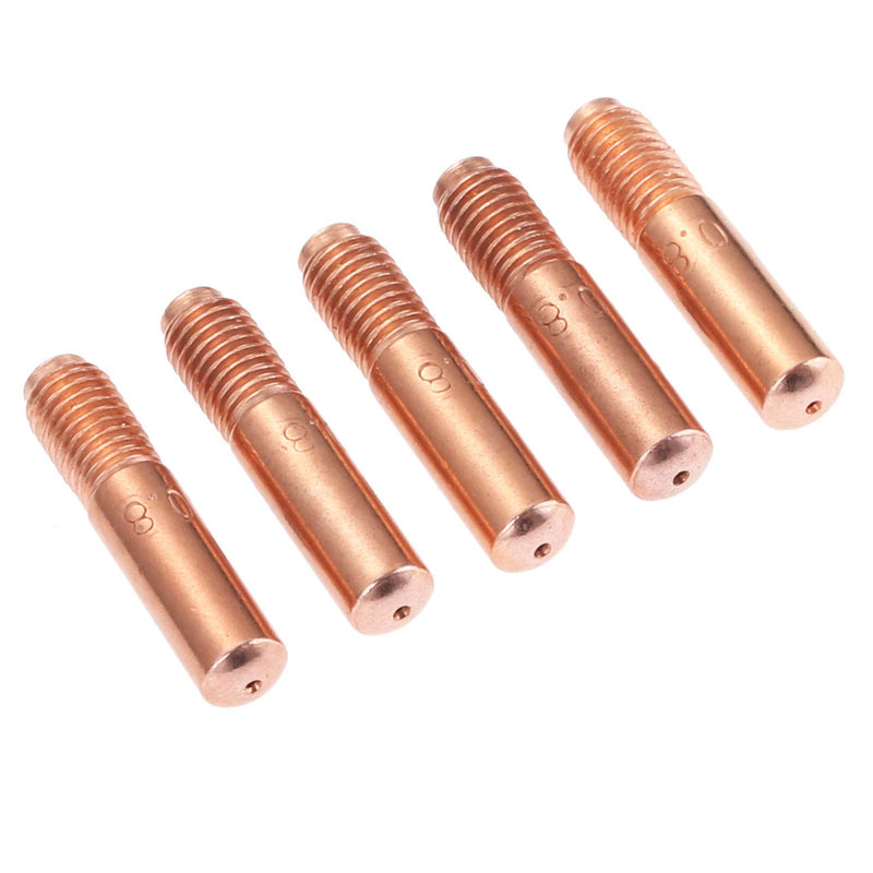 MIG Welding Gun Accessory .030" Kit for Miller Millermatic M-10 M-15, Hobart H-9 H-10: 25pcs Contact Tips 000-067 0.030" + 2Pcs Gas Nozzles 169715 1/2" + 2Pcs 169-716 Gas Diffuse (Pack of 29) - NewNest Australia