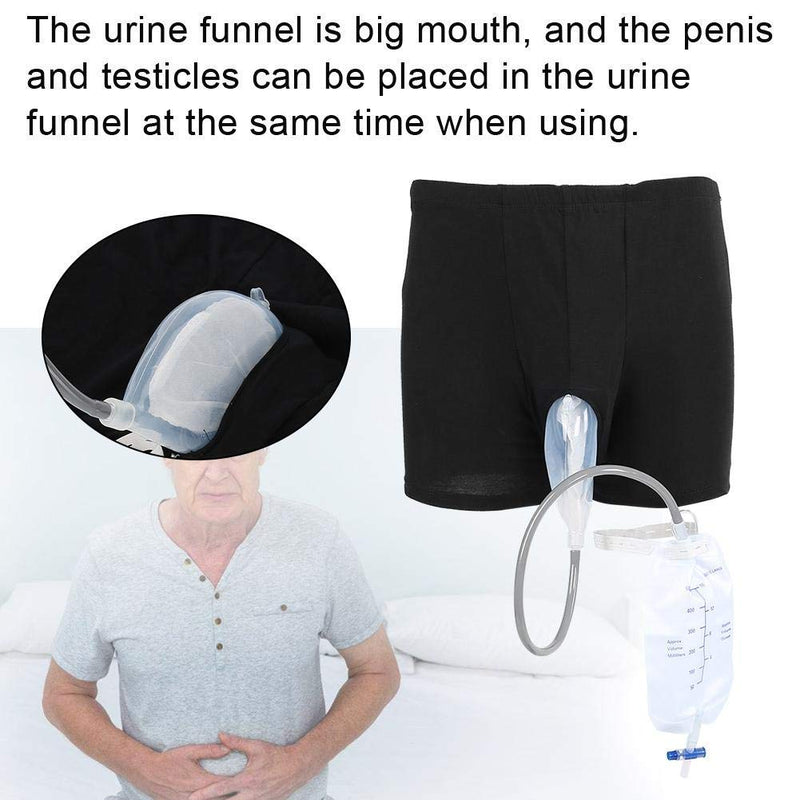 Urine Bag Pants, Urine Collectors, Urine Bag Pants Men's Wearable Incontinence Pants Urinal System With Collection Bag Portable Leak proof Pee Catheter Holder Prevent Embarrassing For The Elderly - NewNest Australia