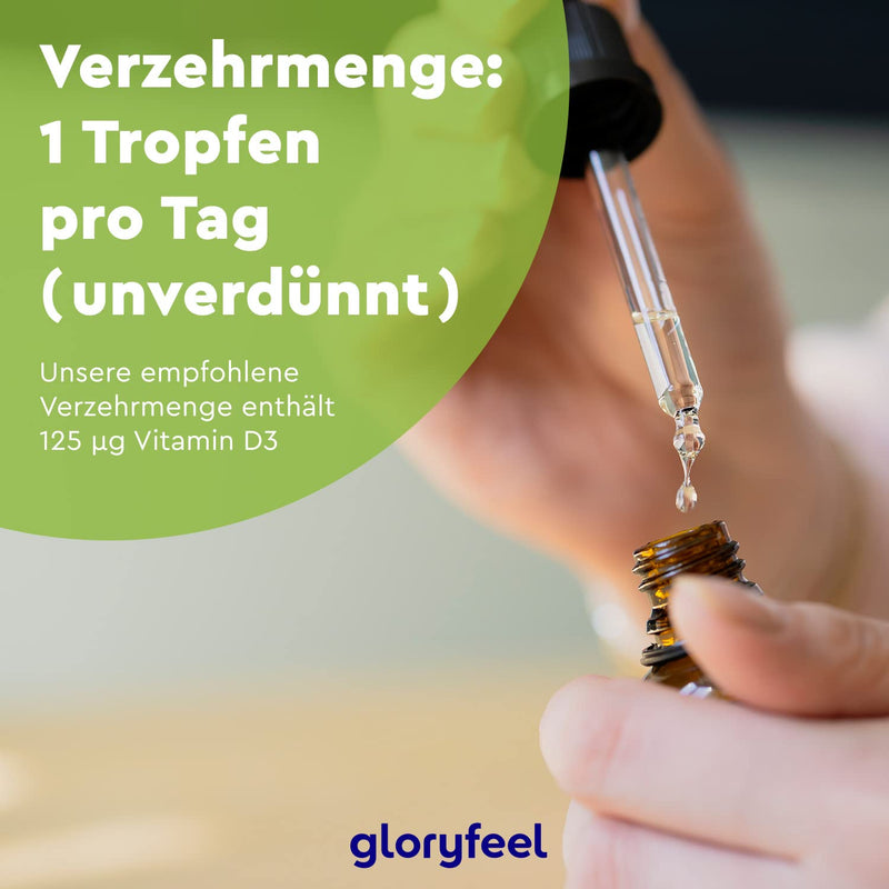 Vitamin D3-5000 IU per drop High dosage - 50ml (1700 drops) - Highest stability: Premium lanolin in MCT oil from coconut - Laboratory tested, made in Germany without additives - NewNest Australia