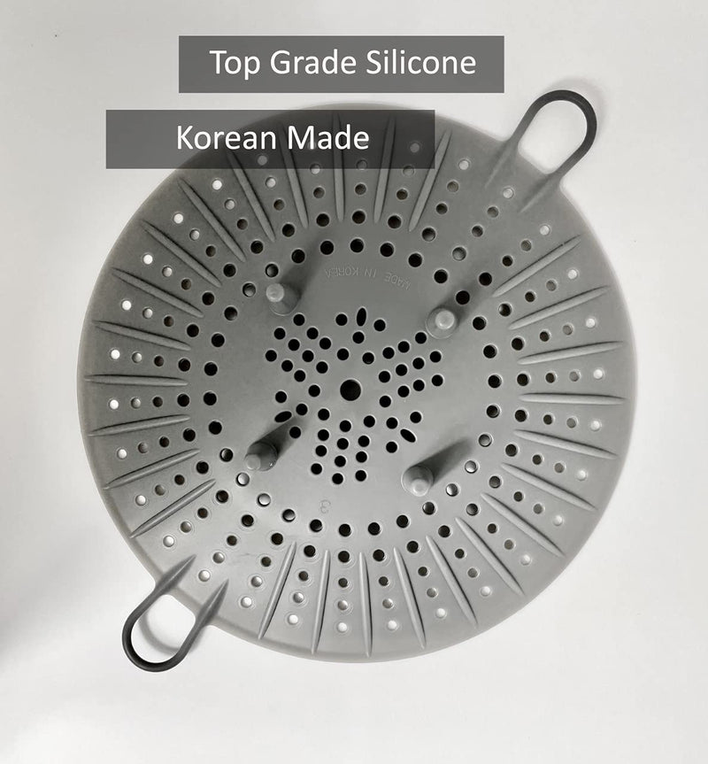 Cozymom Korea Steam Stovetop Vegetable Steamer 10 Inches Silicone Steamer, Grey - NewNest Australia