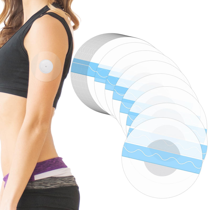 Acwoo Freestyle Libre 3 Plasters, Pack Of 35 Breathable Plasters For Freestyle Libre 3 Sensor, Cgm Sensors, Protection Fixation Plasters, Skin-Friendly Waterproof Plasters For Swimming And Bath - NewNest Australia