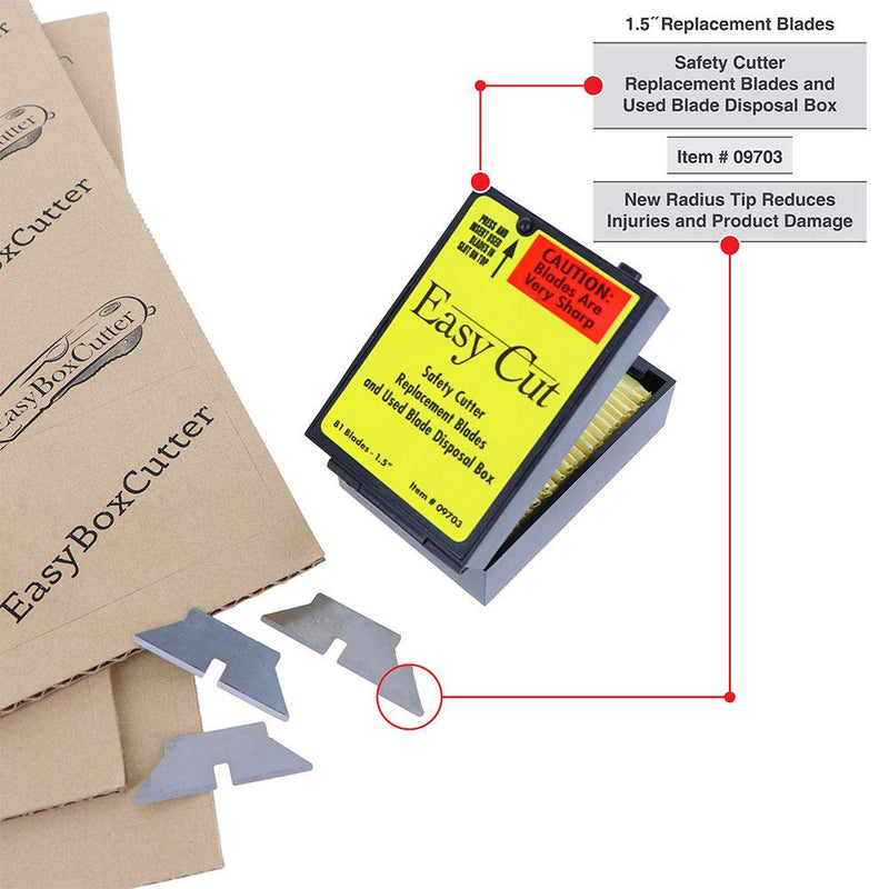 81 Easy Cut/EZ Cutter Replacement Blades 09703 STD Blades Box (New Version) - NewNest Australia