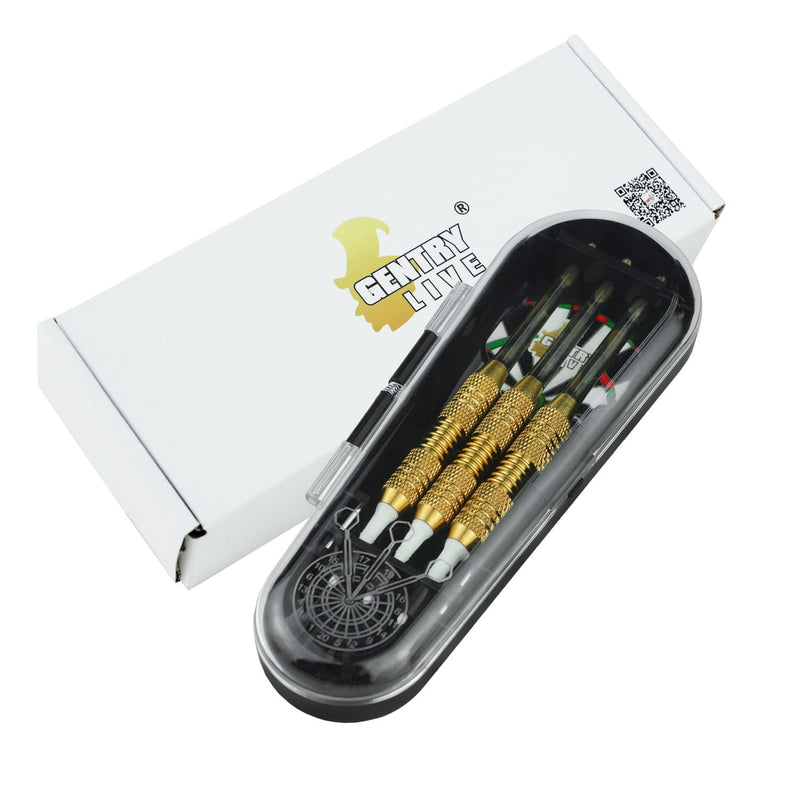 Gentry Live Barss Soft Tip Darts Set 14 16 16.5 18 Grams - 3 Shafts + 3 Standard Flights+6 Tip + Portable Case for Electronic Dart Board (16) - NewNest Australia