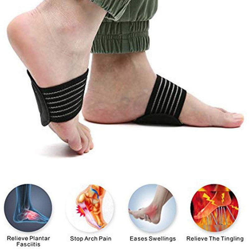 PEDIMEND Arch Support Sleeve (2PCS) - Plantar Fasciitis Arch Support Cushion - for Fallen Arches - Pain Relief for High Arches & Flatfeet - Ball of Foot Cushion - Foot Care - NewNest Australia