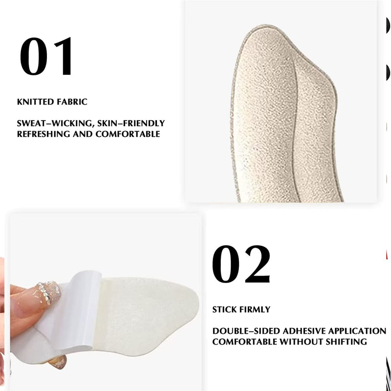 6 Pairs Of Heel Cushion Pads, Heel Cushion Snug Inserts, Shoe Pads, Scratch-Resistant And Comfortable Heel Pads, For Better Shoe, Suitable Strong Self-Adhesive - NewNest Australia