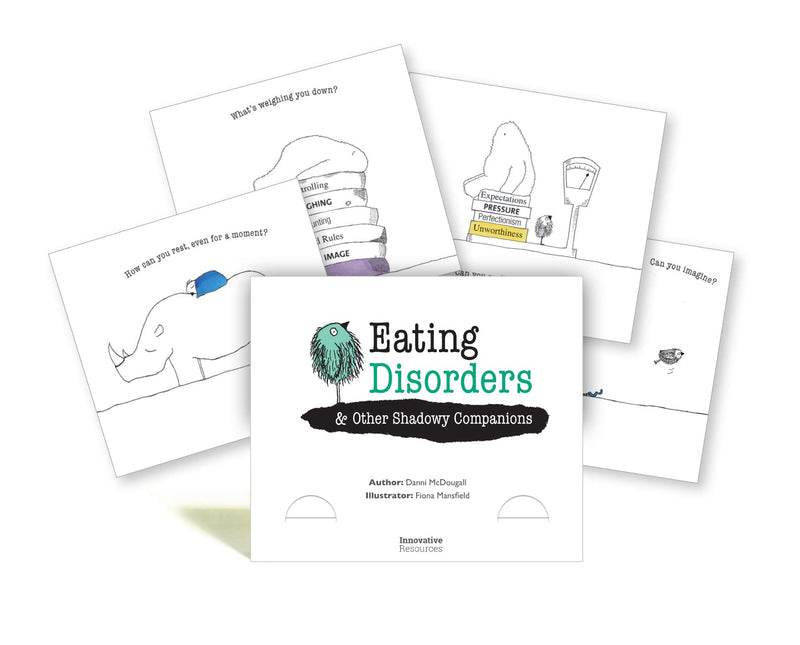 Eating Disorders & other Shadowy Companions - 40 counselling discussion cards to challenge the silence and shame surrounding eating disorders - NewNest Australia