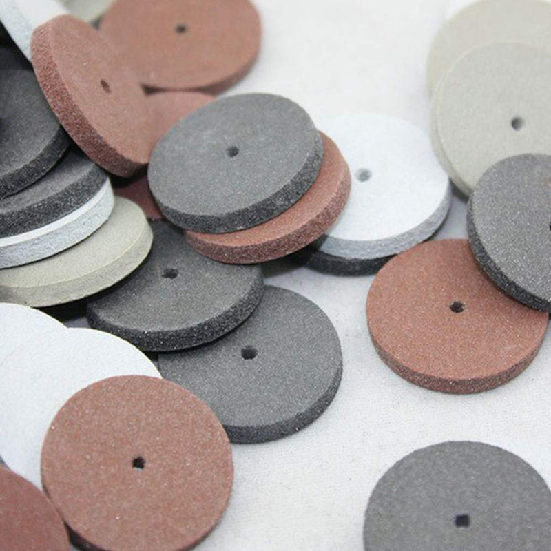 SaferCCTV 7/8 Inch Polishing Wheels Kit,40 Pcs Dental Lab Polishing Wheels Silicone Rubber Polishers Assortment Kit,12 Pcs Mandrel Shank Perfect for Rotary Hand Pieces Dremel Rotary Tool,52 Pcs - NewNest Australia
