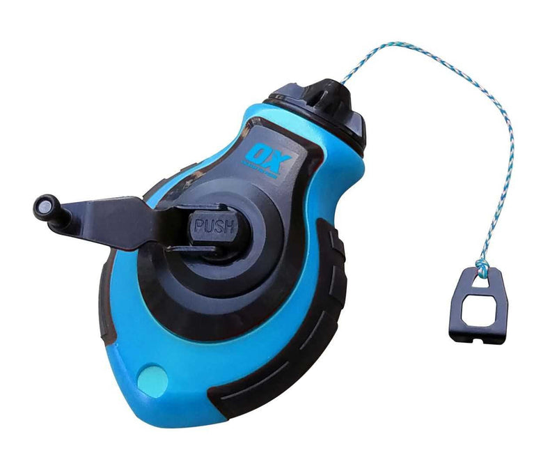 OX Tools Pro Chalk Reel with Thick Line 6 To 1 Gear Ratio for Quick Rewind (9341231006142) - NewNest Australia