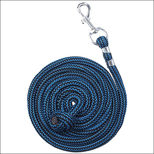 Tough 1 8' Woven Poly Cord Lead Turq/Black 8ft - NewNest Australia